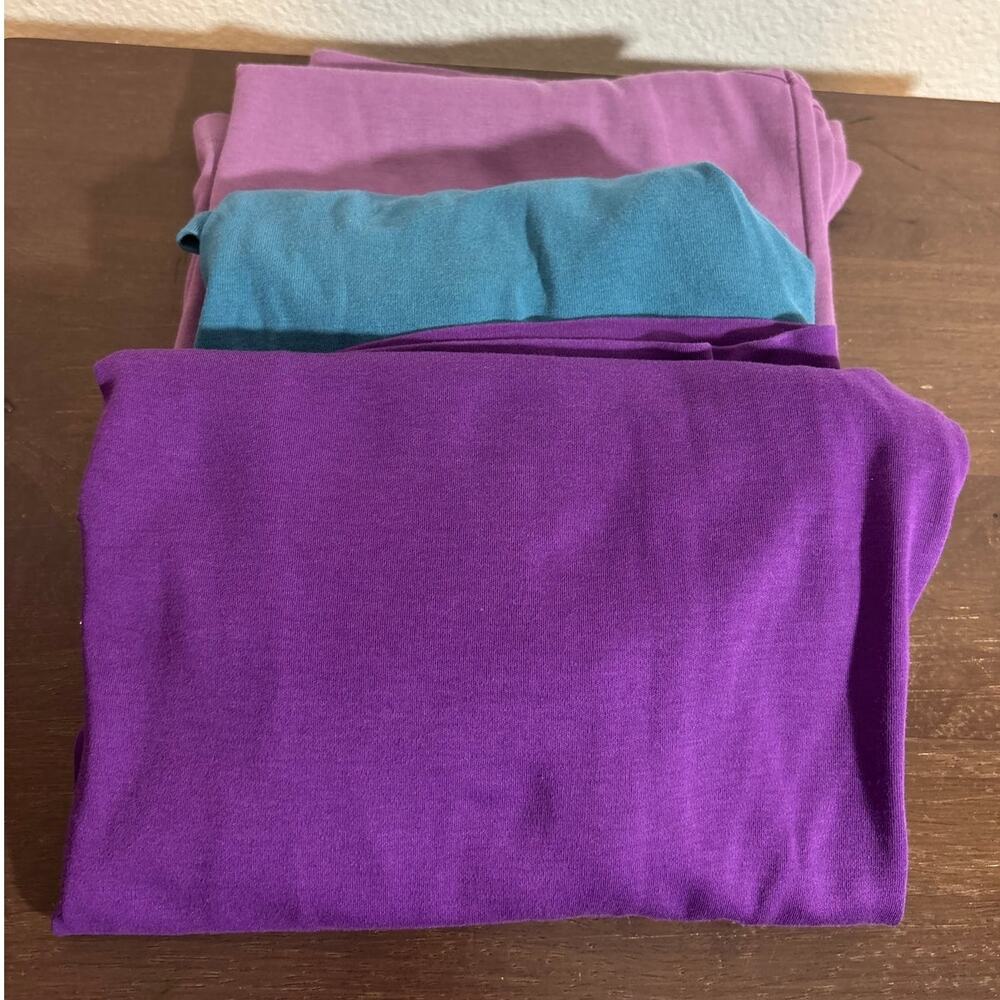 Eddie Bauer & L.L. Bean Lot of 3 T-Shirts/Tank Cotton Summer Staple Basic Tops